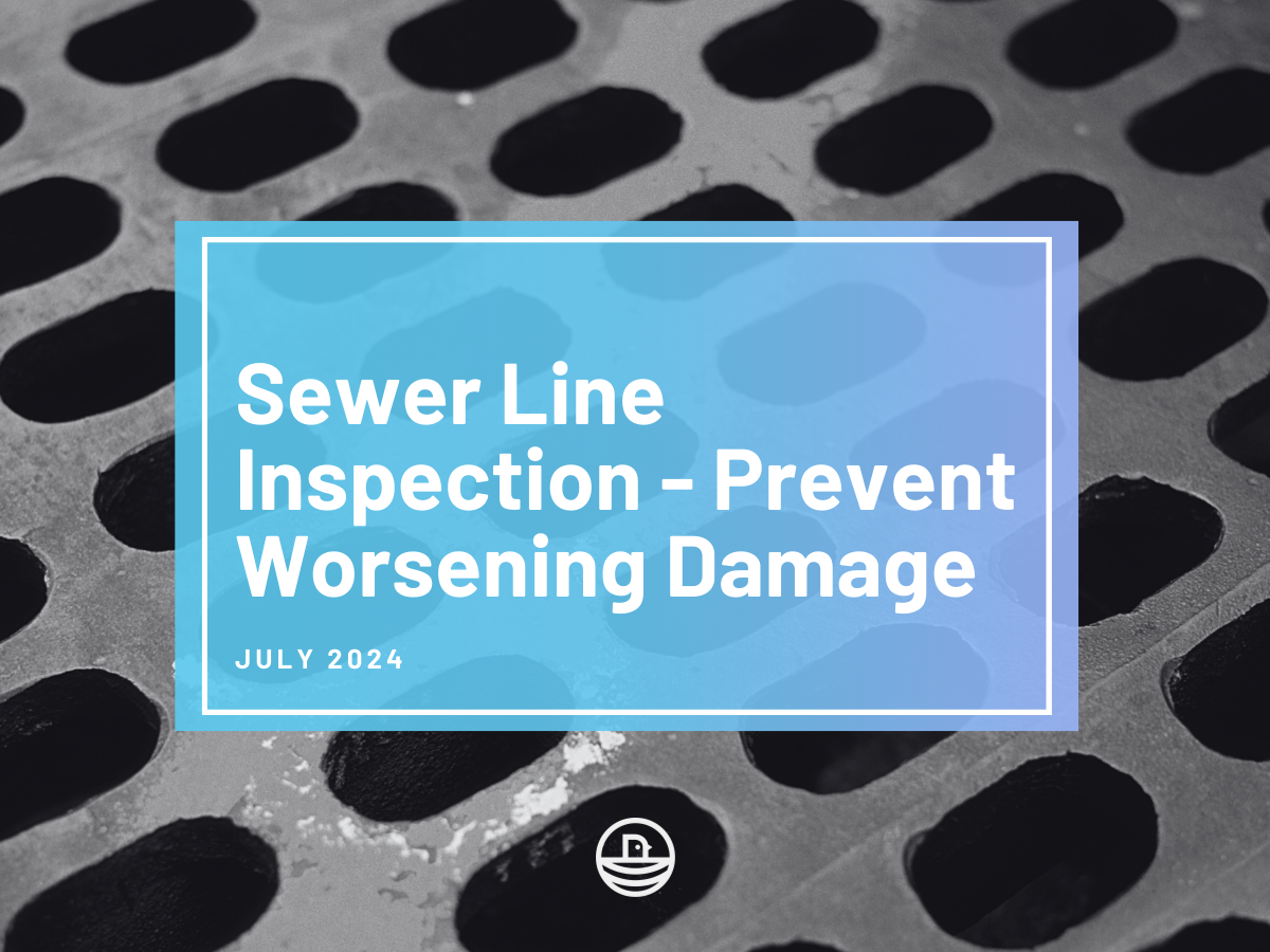 Sewer Line Inspection - Prevent Worsening Damage